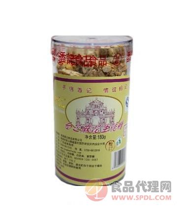 香记食品白芝麻花生脆糖180g/罐