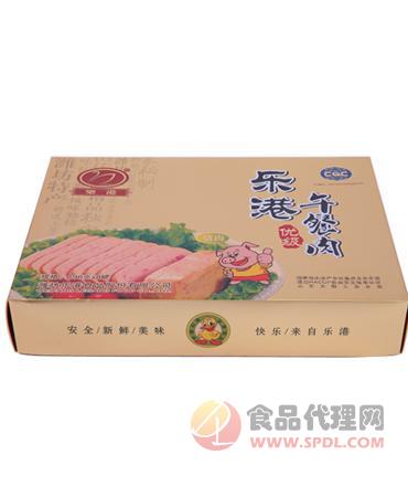 乐港午餐肉198g×8罐盒装