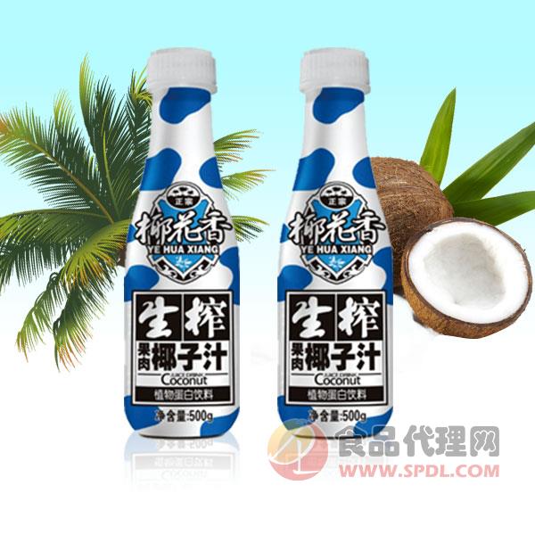 椰花香生榨果肉椰子汁植物蛋白饮料500g