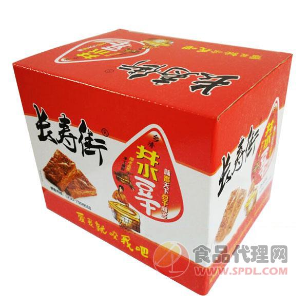 长寿街井水豆干香辣味26gx30包/箱