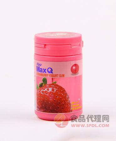 HAU MAXQ 口香糖草莓味盒装