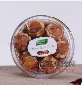 马来西亚进口香芋曲奇饼干透明盒