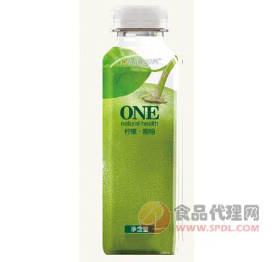 ONE果汁饮料柠檬蜜柚味420ml/瓶