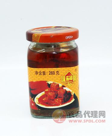 广盛元红油臭腐乳260g/罐