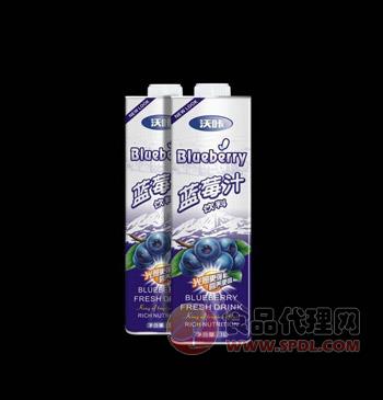 沃咔蓝莓汁饮料1L/盒