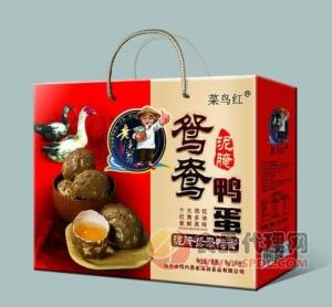菜鸟红泥腌鸳鸯鸭蛋1.1kg