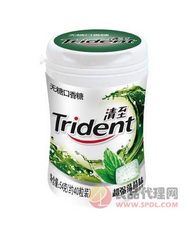 好丽友亿滋清至Trident口香糖瓶装