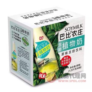 巴比农庄生磨原味豆奶饮料1.25kg×6瓶