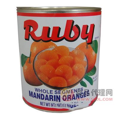 宜昌橘子罐头3kg/罐