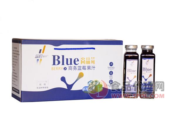 蓝韵森林尚品莓商务蓝莓果汁-（450mlX8瓶）-----大箱（450mlX15瓶）