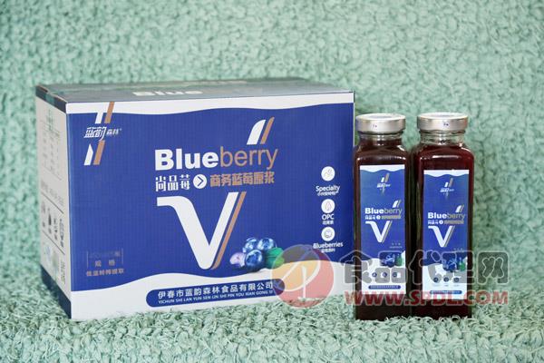 蓝韵森林尚品莓蓝莓原浆-（450mlX15瓶）