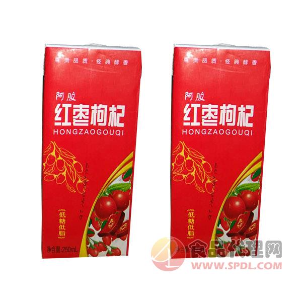 现代阿胶红枣枸杞低糖低脂250ml/盒