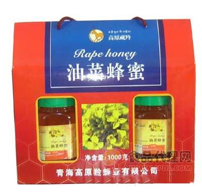 高原羚油菜蜂蜜盒装