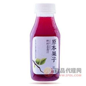 原本果子 鲜榨蓝莓汁 300ml/瓶