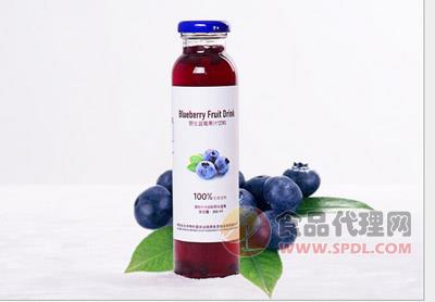 兴安猎神-野生蓝莓果汁瓶装
