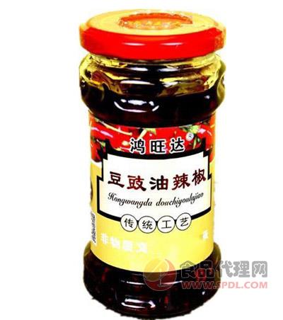 鸿旺达-豆豉油辣椒-瓶装