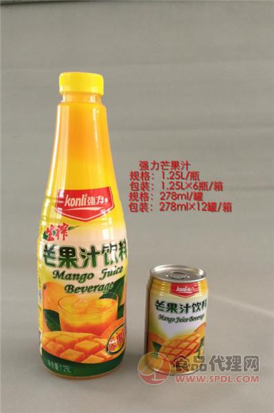 强力芒果汁饮料1.25l