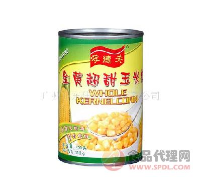 东佳利金黄超甜玉米罐头罐装
