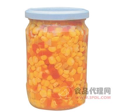 东宝旺玉米粒细瓶罐头罐装