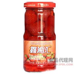 鑫湘汇草莓罐头罐装