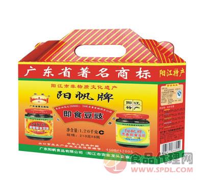 阳江玻璃瓶豆豉即食礼盒装