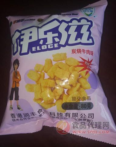 伊乐滋炭烧牛肉味80g/袋