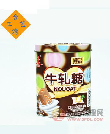 台湾工艺 巧克力牛轧糖168g/桶