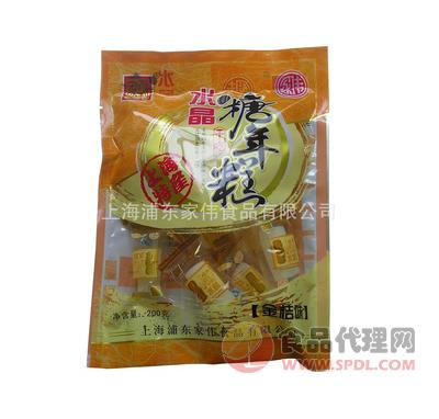 家杰利糖年糕金橘味200g/袋