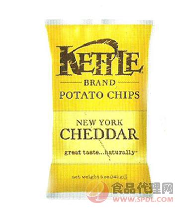 凯托马铃薯片纽约车达乳酪口味袋装