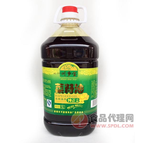 川多宝菜籽油纯正小榨5L