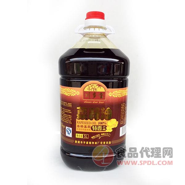 川多宝菜籽油特香小榨5L