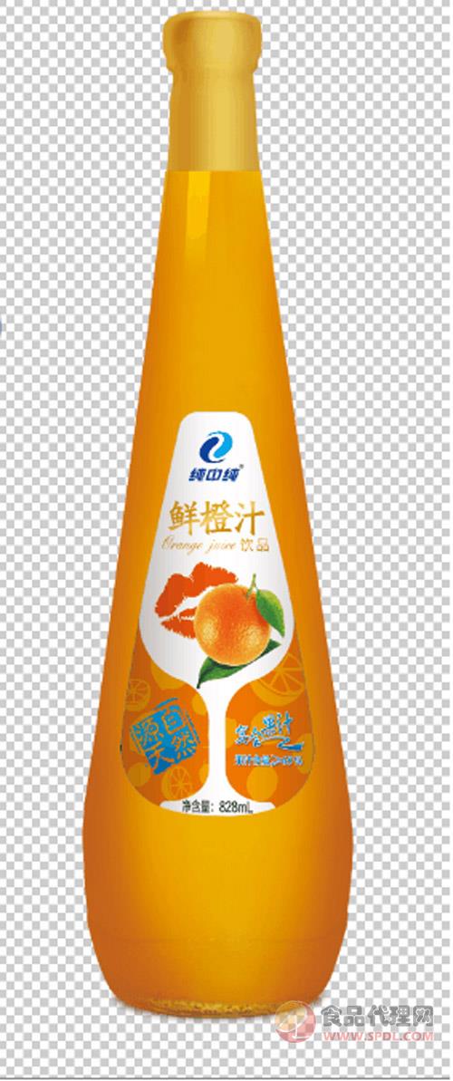 纯中纯鲜橙汁828ml