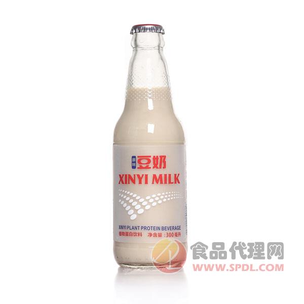 欣宜 原味豆奶 植物蛋白饮料 300ml