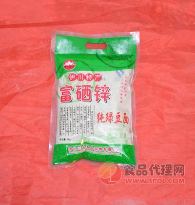 三山纯绿豆面1kg袋