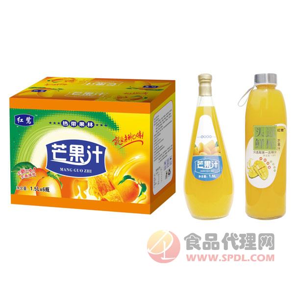 红鹭 芒果汁 1.5Lx6瓶