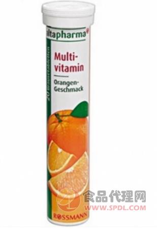 德国altapharma VC泡腾片 香橙味 多种维生素 20片