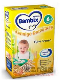 荷兰Nutricia Bambix原味营养燕麦米粉米糊 宝宝辅食250g