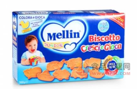 意大利Mellin美林动物型磨牙饼干360g