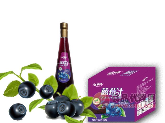 百多力蓝莓汁1l