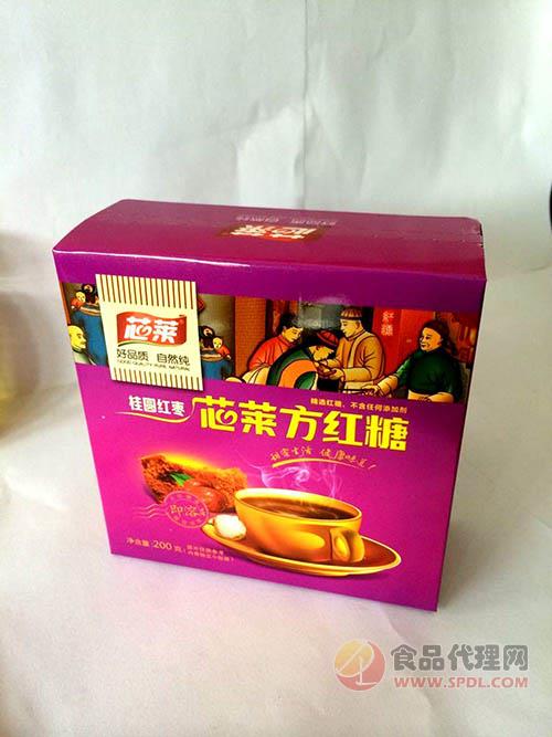 芯莱方红糖桂圆红枣盒装200g