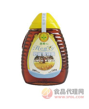 绿纯野藿香蜂蜜罐装