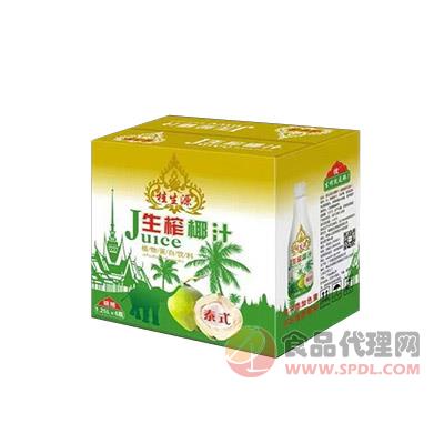 桂生源生榨椰汁1.25Lx6