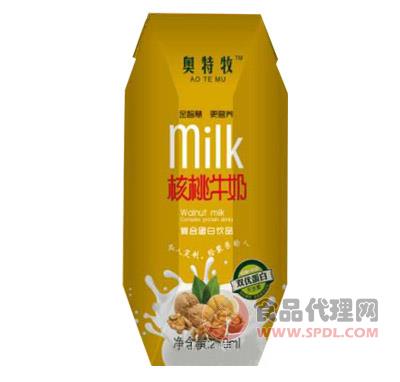 奥特牧核桃牛奶250ml