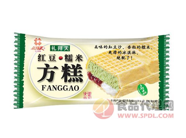 礼拜天红豆糯米方糕80g