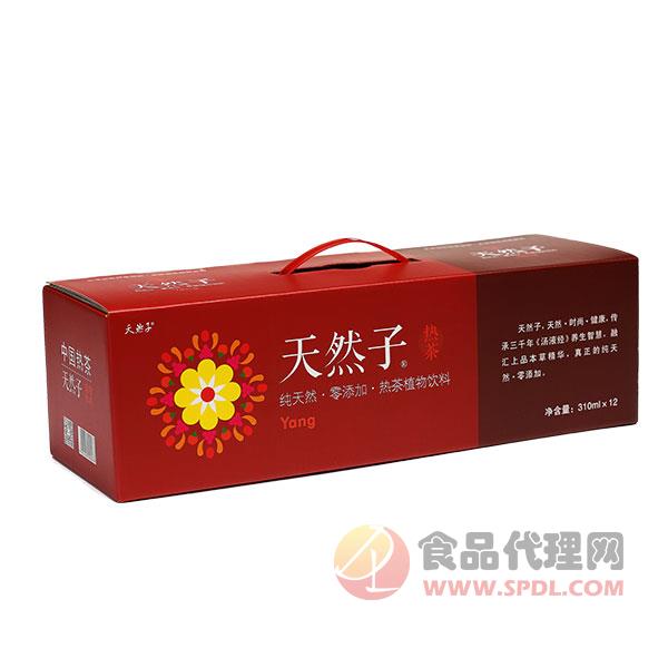 天然子热茶植物饮料310mlX12瓶