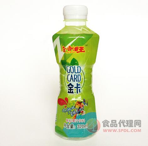 金卡柠檬汁椰果粒饮料320ml