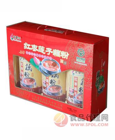 莲馨园红枣藕粉720g盒装