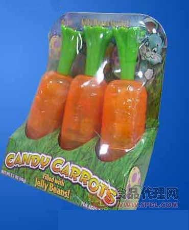 梁记红萝卜啫喱豆糖盒装