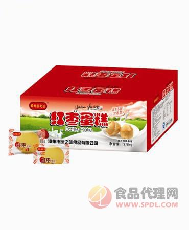 凤岭源之味-红枣蛋糕2.5kg箱装