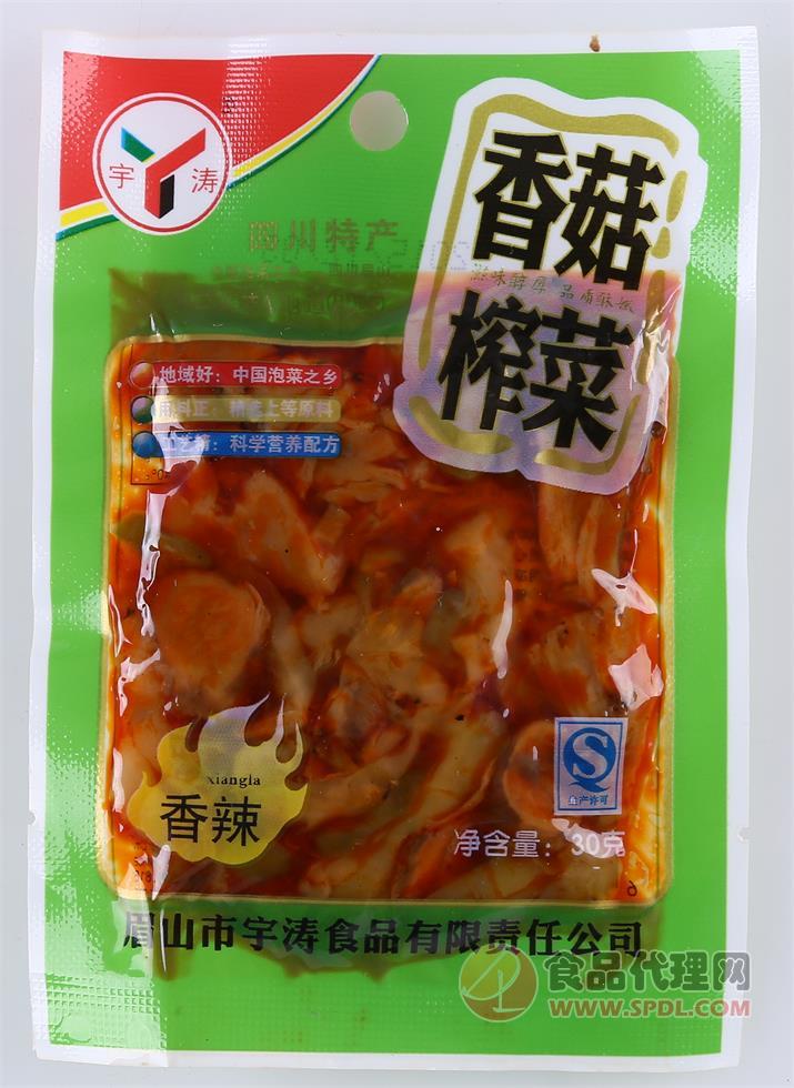 宇涛香辣香菇榨菜30g